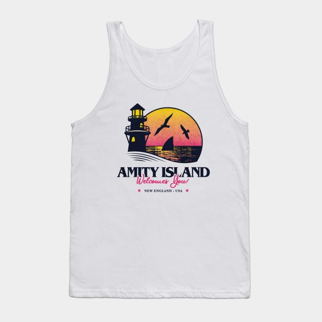 Amity Island Tank Top by Woah_Jonny